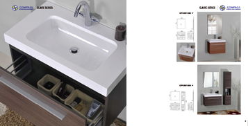 寧波指南針外貿公司浴室柜產品樣本